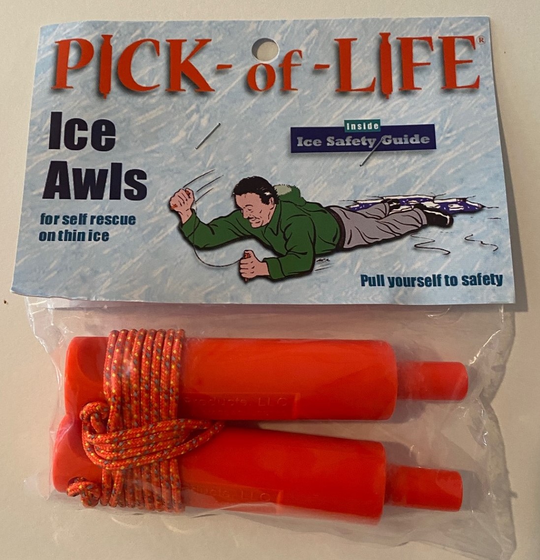 Ice Fishing Claw Ice Awl Ice Picks Pick-of-life Ice Fishing Rescue Safety  Awls With Whistle ice spike Lanyard - AliExpress